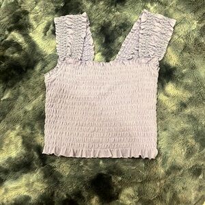cropped ribbed tank